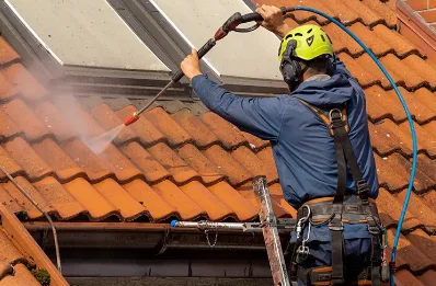 Démoussage et hydrofuge de toiture à Allas-les-Mines